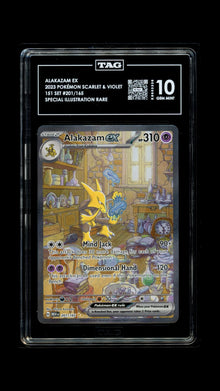 Alakazam ex Special Illustration Rare #201 TAG 10