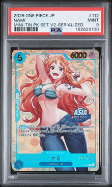 Nami Mini-Tin Pack Set Vol.2 Serialized JPN #112 PSA 10