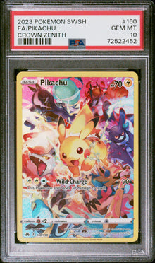 Pikachu Alt Art #160 PSA 10