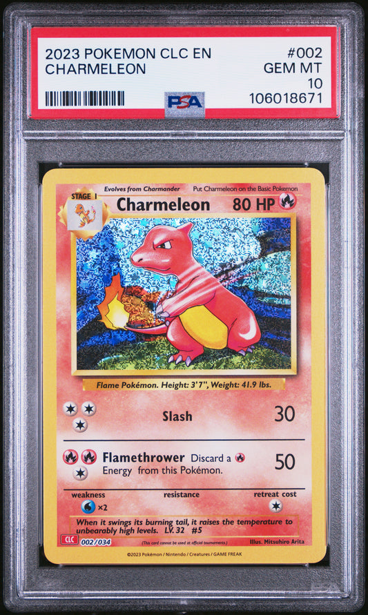 Charmeleon Classic Collection Holo PSA 10