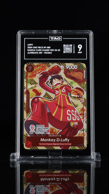 2024 Monkey.D.Luffy ONE PIECE PROMOS #P-080 Card Games Fest TAG 9