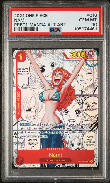 Nami Manga #016 PSA 10