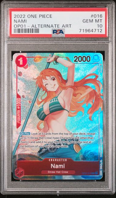 Nami Romance Dawn OP01-016 (Beta) PSA 10
