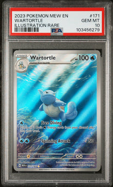 Wartortle Illustration Rare #171 PSA 10