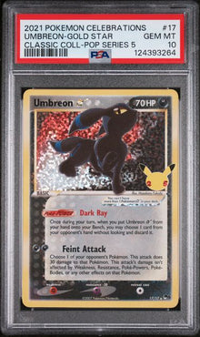 Umbreon Celebrations-Gold Star #17 PSA 10