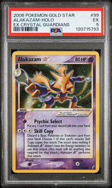 Alakazam Gold Star #99 PSA 5