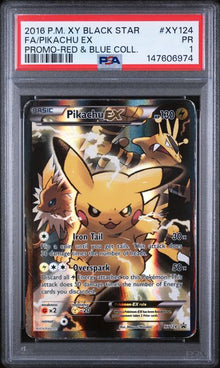 Pikachu EX Promo #XY124 PSA 1