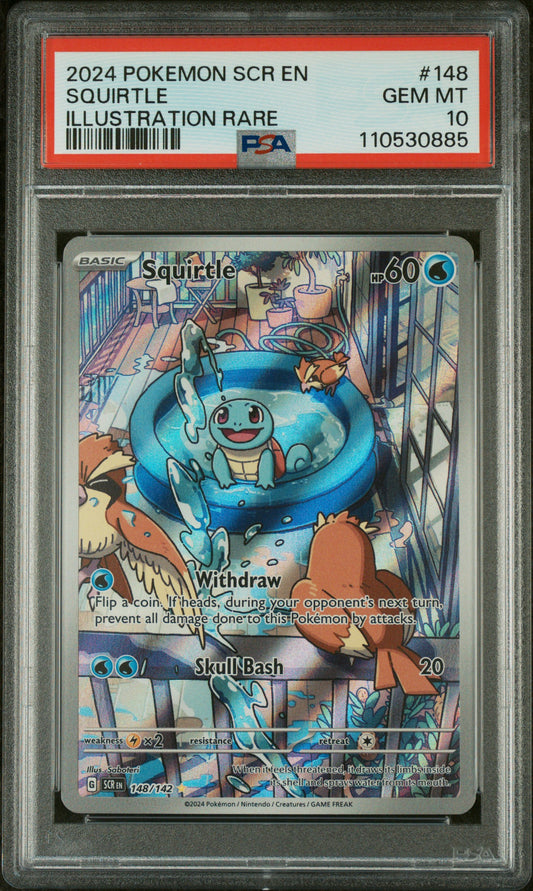 Squirtle Illustration Rare PSA 10