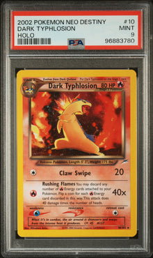 Dark Typhlosion Holo #10 PSA 9