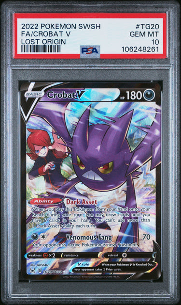 CROBAT V TG20 LOST ORIGIN PSA 10