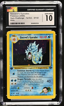 Giovanni's Gyarados 1st Ed. #5 CGC 10