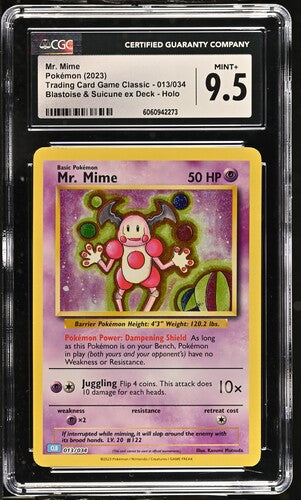 Mr. Mime Holo #13 CGC 9.5