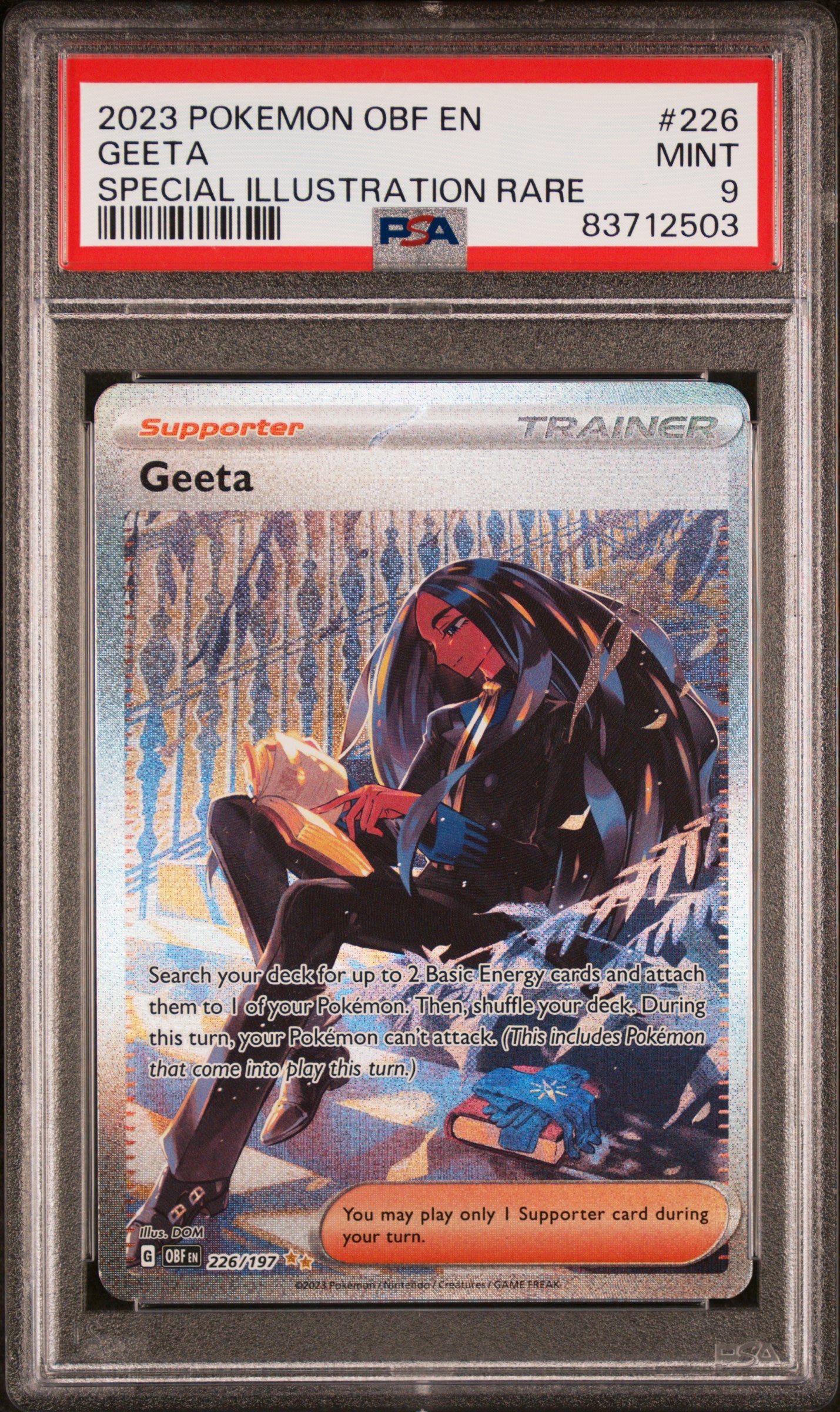 Geeta Special Illustration Rare #226 PSA 9