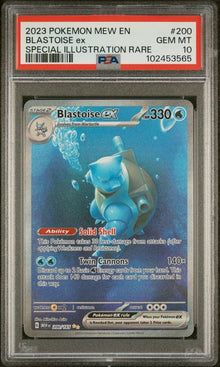 Blastoise ex Special Illustration Rare #200 PSA 10