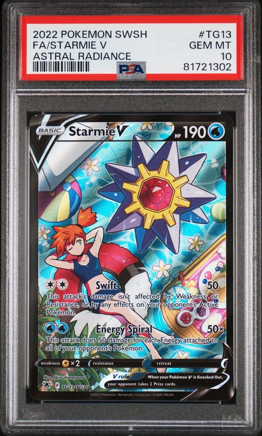 Starmie V TG13 PSA 10