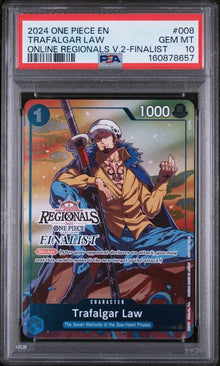 Trafalgar Law Online Regionals 2024 Finalist V.2 #008 PSA 10