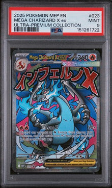 Mega Charizard X ex #023 PSA 9