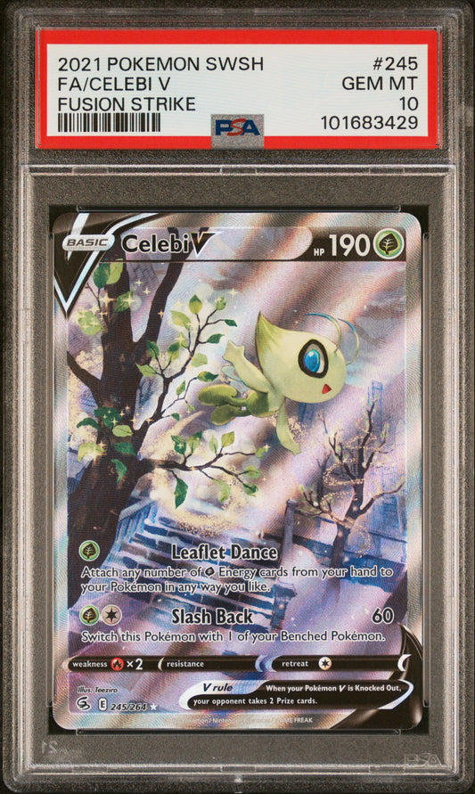Celebi V Fusion Strike Alternate Art PSA 10
