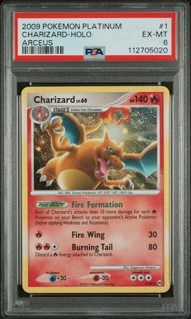 Charizard Holo #1 PSA 6