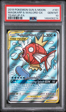 Wailord & Magikarp GX Alt Art #161 PSA 10