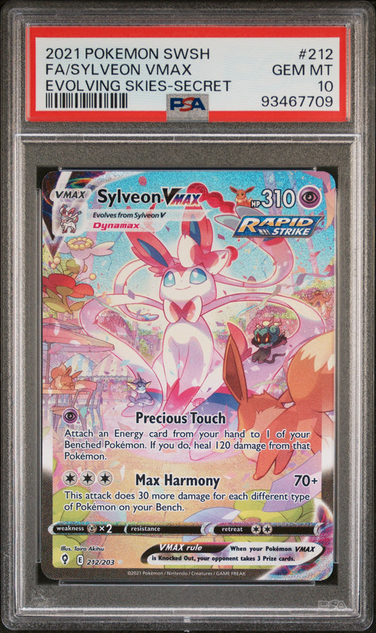 Sylveon VMAX Alt Art PSA 10