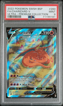 Charizard V SWSH260 PSA 9