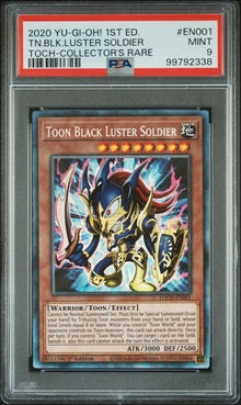 Toon Black Luster Soldier Collector's Rare 1st Ed. TOCH #EN001 PSA 9