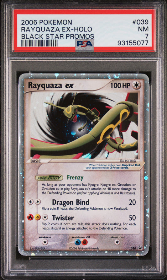 Rayquaza ex Holo Promo PSA 7