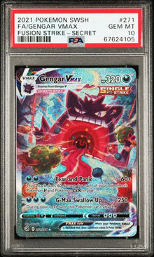 Gengar VMAX Fusion Strike Alt Art PSA 10