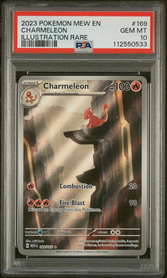 Charmeleon Illustration Rare #169 PSA 10