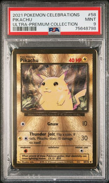 Pikachu METAL promo #58 PSA 9