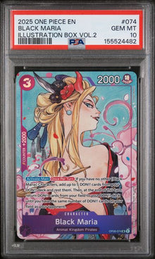 2025 ONE PIECE PROMOS #074 BLACK MARIA ILLUSTRATION BOX VOL.2