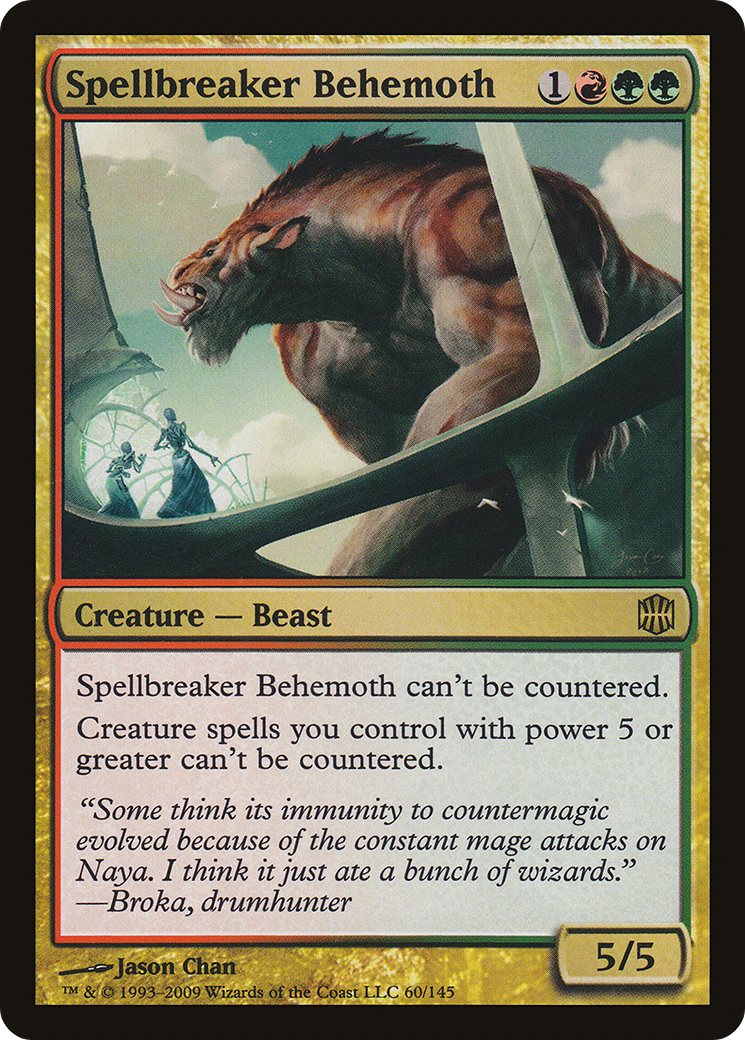 Spellbreaker Behemoth (ARB-060) - Alara Reborn Foil
