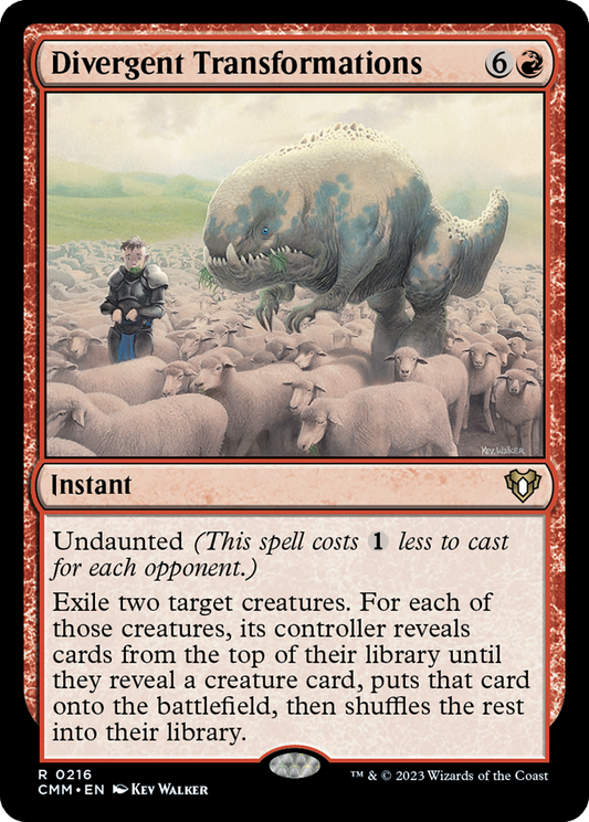 Divergent Transformations (CMM-216) - Commander Masters Foil