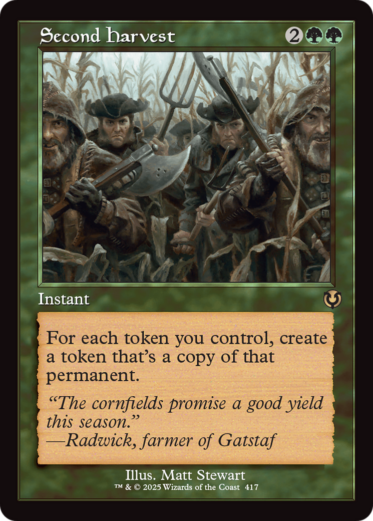 Second Harvest (Retro Frame) (-417) - Innistrad Remastered
