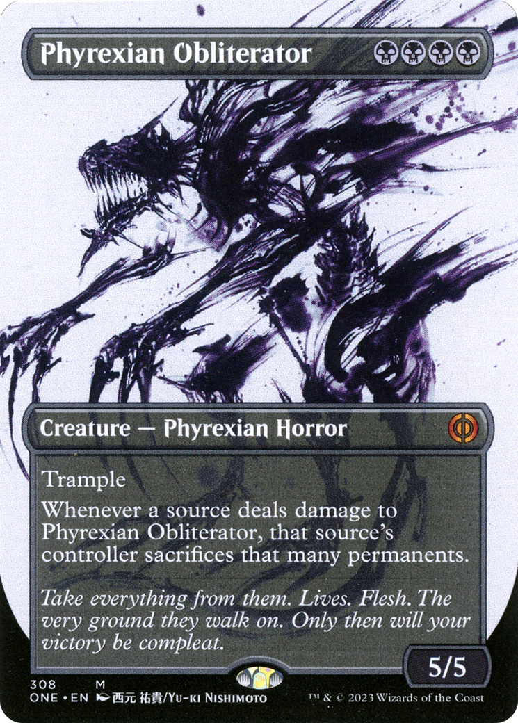 Phyrexian Obliterator ONE Borderless  308