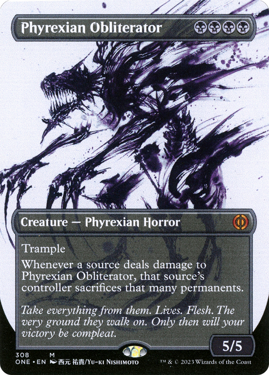 Phyrexian Obliterator ONE Borderless  308