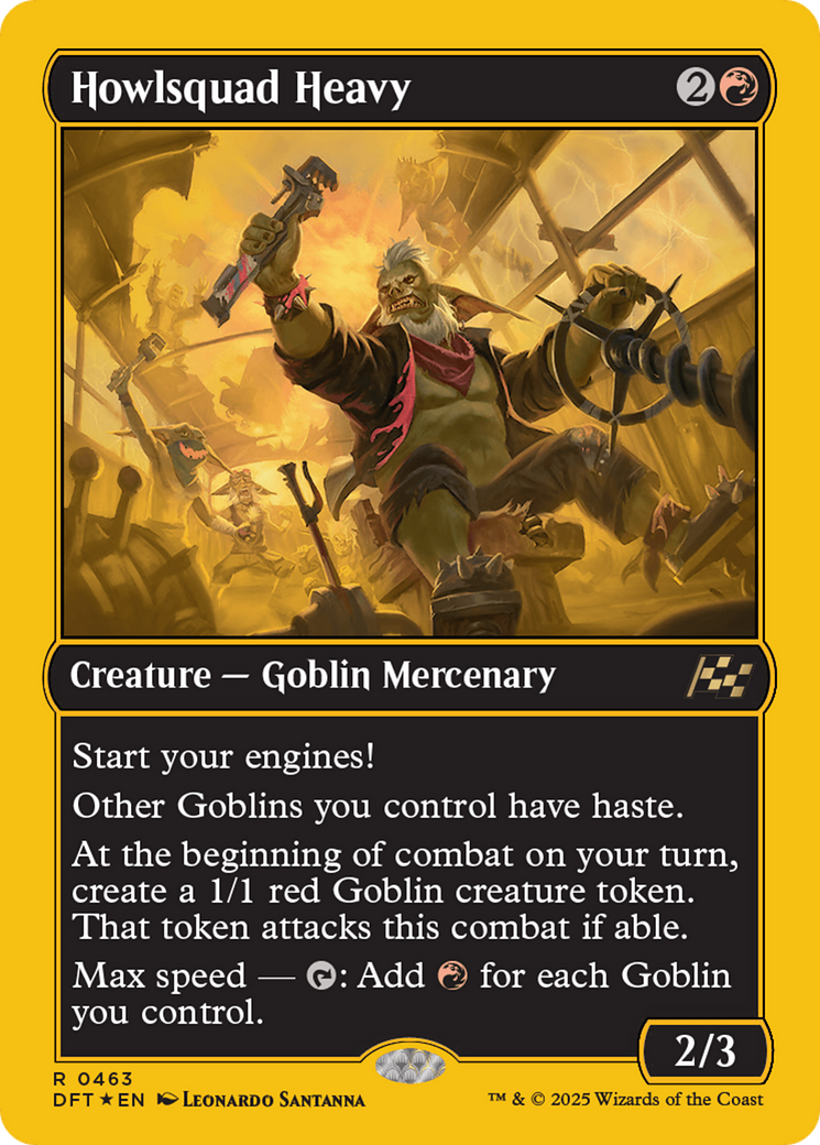 Howlsquad Heavy (First-Place Foil) (DFT-463) - Aetherdrift Foil