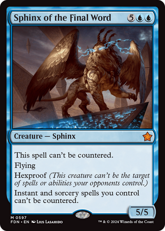 Sphinx of the Final Word (FDN-597) - Foundations