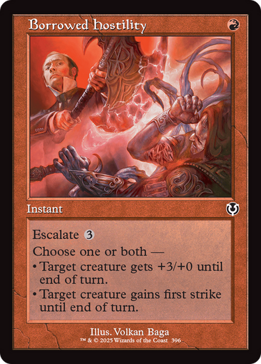 Borrowed Hostility (Retro Frame) (INR-396) - Innistrad Remastered