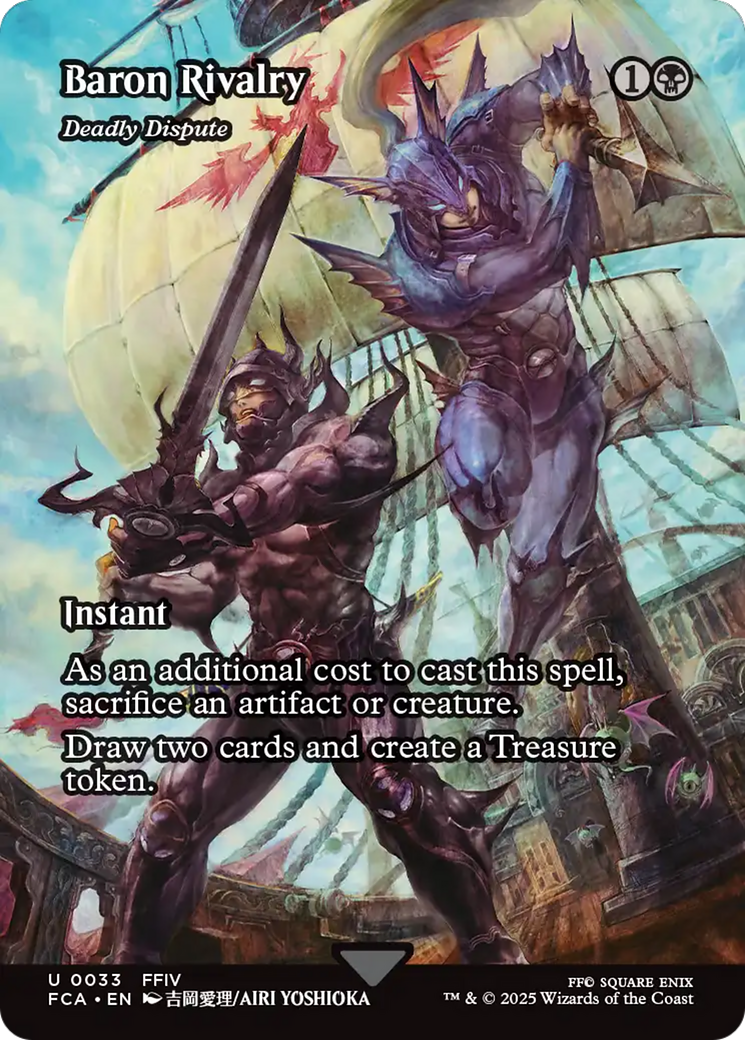 Deadly Dispute (FCA-033) - FINAL FANTASY: Through the Ages / Baron Rivalry (Borderless) Foil