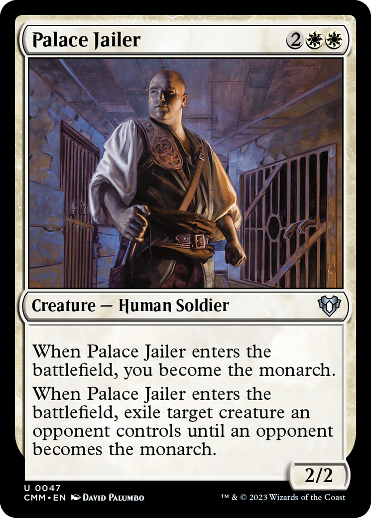 Palace Jailer (CMM-047) - Commander Masters Foil