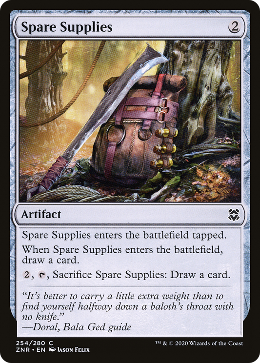 Spare Supplies (ZNR-254) - Zendikar Rising Foil