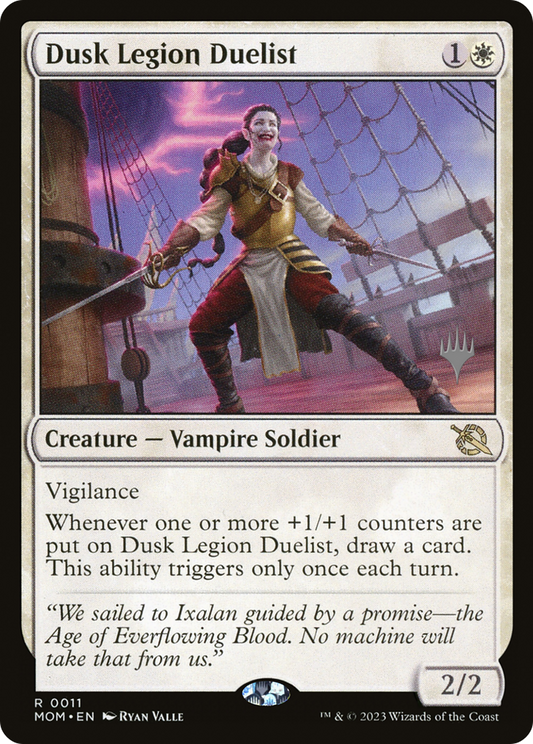 Dusk Legion Duelist (PMOM-11P) - March of the Machine Promos