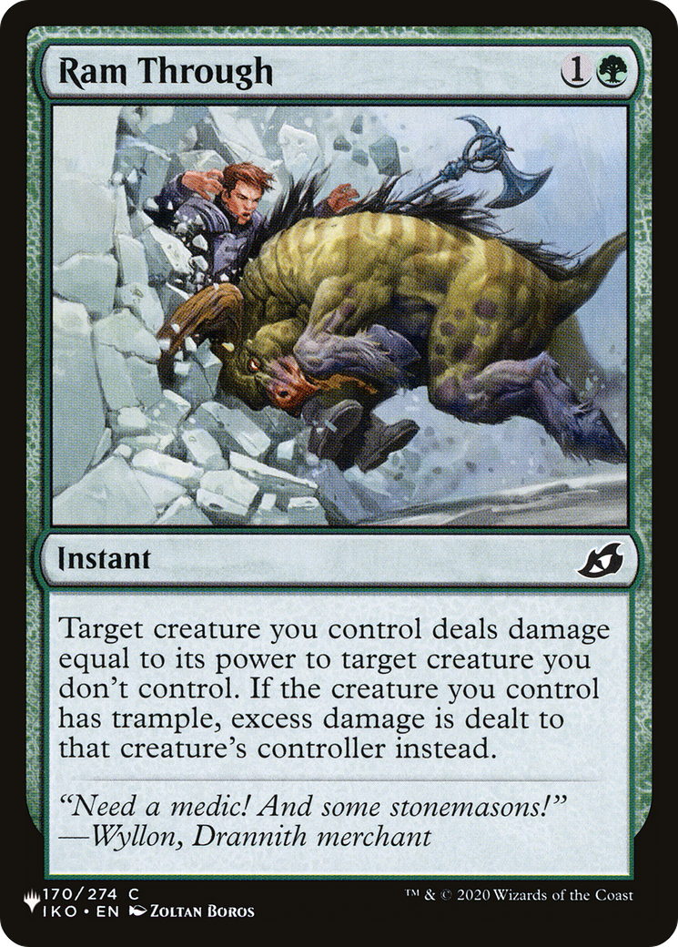 Ram Through (LIST-170/274) - The List