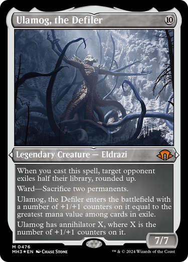 Ulamog, the Defiler (Foil Etched) (MH3-476) - Modern Horizons 3