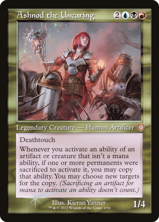 Ashnod the Uncaring (BRC-004) - The Brothers' War Commander Foil