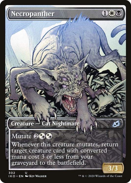 Necropanther (IKO-302) - Ikoria: Lair of Behemoths: (Showcase)