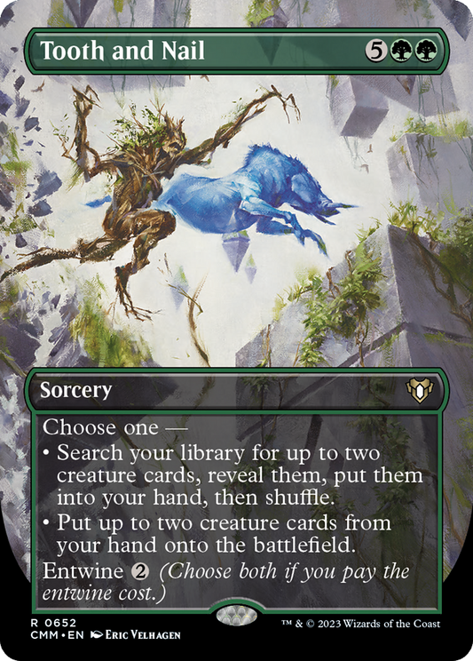 Tooth and Nail (CMM-652) - Commander Masters (Borderless) Foil