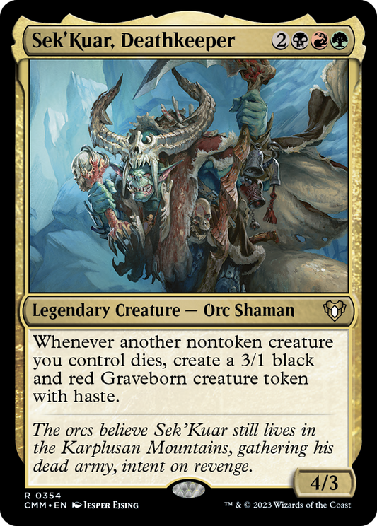 Sek'Kuar, Deathkeeper (CMM-354) - Commander Masters